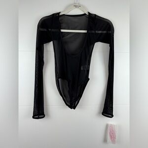 leotard mesh. made in USA. size S costume ingenue